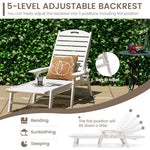  - Weatherproof Patio Lounge Chair with Adjustable Back and Cup Holder - Outdoor Style Company