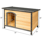  - Wood Extreme Weather Resistant Pet Log Cabin - Outdoor Style Company