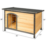  - Wood Extreme Weather Resistant Pet Log Cabin - Outdoor Style Company