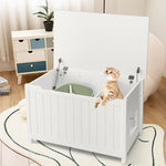  - Wooden Cat Litter Box Enclosure with Top Opening Side Table Furniture - Outdoor Style Company