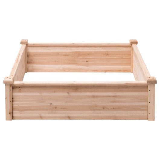  - Wooden Square Garden Vegetable Flower Bed - Outdoor Style Company