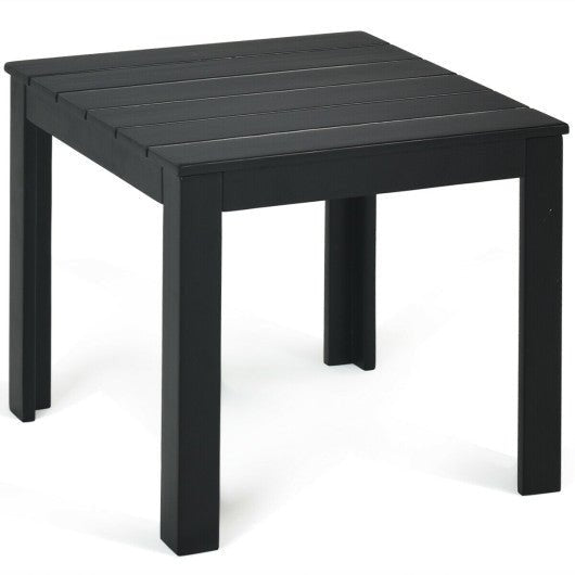  - Wooden Square Patio Coffee Bistro Table - Outdoor Style Company