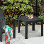  - Wooden Square Patio Coffee Bistro Table - Outdoor Style Company