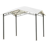 Outdoor and Garden-10' x 10' Soft Top Patio Gazebo Outdoor Canopy with Unique Geometric Design, Steel Frame, & Weather Roof - Outdoor Style Company