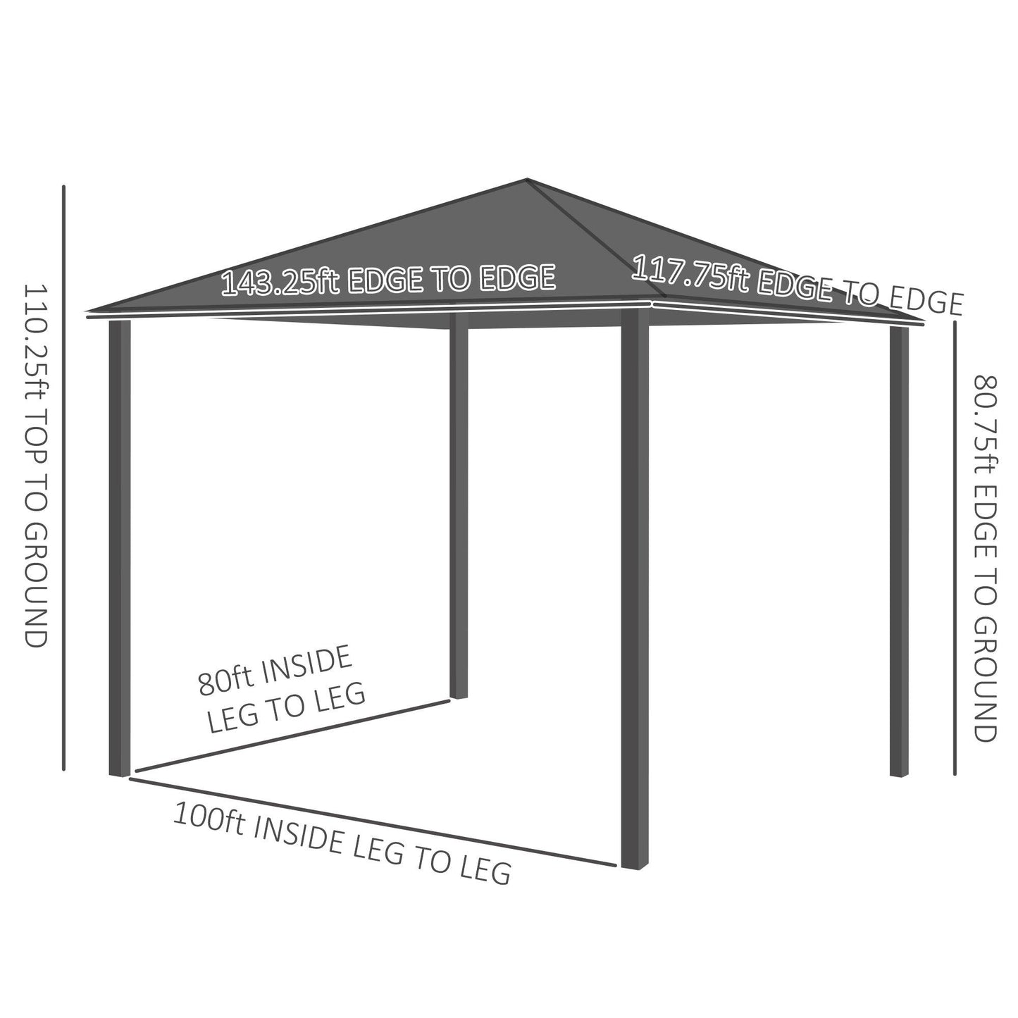 Outdoor and Garden-10' x 12' Hardtop Gazebo with Waterproof Metal Roof and Wood Grain Metal Frame, Permanent Gazebo Canopy, for Garden, Patio, Backyard - Outdoor Style Company