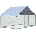 Pet Supplies-10' x 6.5' x 6.5' Large Chicken Coop Cage Walk-in Enclosure Poultry Hen Coop Rabbit Hutch UV & Water Resistant Cover for Backyard - Outdoor Style Company