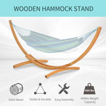 Outdoor and Garden-11' Wooden Hammock Stand Universal Garden Picnic Camp Accessories, 484lbs - Outdoor Style Company