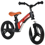 Sports and Fitness-12" Lightweight Kids Balance Bike Adjustable Seat and Handlebar No Pedal Bicycle with Footrest Toddler Training for 2-5 Years White - Outdoor Style Company