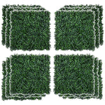 Miscellaneous-12-Piece 19.75" x 19.75" Milan Artificial Grass, Water Drainage, & Soft Feel, Dark Green - Outdoor Style Company