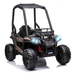 Toys and Games-12V Kids Electric Ride On Car, Off-Road UTV Toy, Kids Ride On Toys 1.8-3.7 mph with High Roof, Remote Control, Lights & MP3, Black & Camouflage - Outdoor Style Company