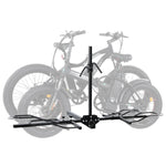 accessories-2-Bike Platform Style Bicycle Rider Hitch Mount Carrier Rack Sport - Outdoor Style Company