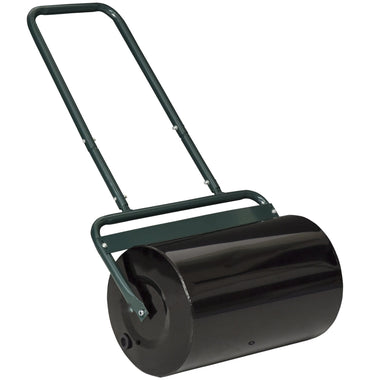 Outdoor and Garden-20-Inch Push/Tow Behind Lawn Roller Filled with 10 Gal Water or Sand, Perfect for Flattening Sod in the Garden - Outdoor Style Company