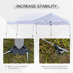 Outdoor and Garden-20' x 10' Garden Foldable Pop Up Canopy Tent Gazebo with Adjustable Legs Roller Bag Outdoor Party - Outdoor Style Company