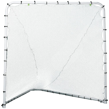 Miscellaneous-6' x 6' Folding Lacrosse Goal, Backyard Lacrosse Net with Steel Frame, Lacrosse Training Equipment for Kids, Youth, Adults - Outdoor Style Company