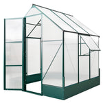 Miscellaneous-6' x 6' x 7' Polycarbonate Greenhouse, Small Greenhouse Kit for Backyard/Outdoor with Temperature Controlled Window - Outdoor Style Company