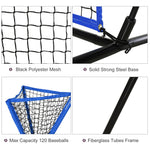 Miscellaneous-7.5'x7' Baseball Practice Net Set w/ Catcher Net, Tee Stand for Pitching, Fielding, Practice Hitting, Batting, Backstop, Training Aid - Outdoor Style Company