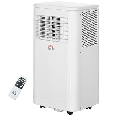 Miscellaneous-8,000 BTU Portable Air Conditioner Home AC Unit with Dehumidifier & Fan Mode, with Remote,Cools 161Sq Ft, 24H Timer, Black - Outdoor Style Company