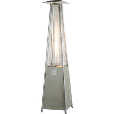-89" Tower Flame Propane Patio Heater - Stainless Steel (41,000 BTU) - Outdoor Style Company