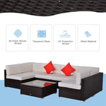 Outdoor and Garden-9 Piece Patio Furniture Sets, Wicker Sectional Sofa Sets Outdoor Rattan Conversation Sets with Tea Table and Loungers for Garden - Outdoor Style Company