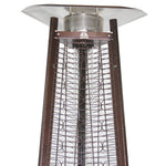 -93" Pyramid Flame Propane Patio Heater - Antique Bronze Finish (41,000 BTU) - Outdoor Style Company