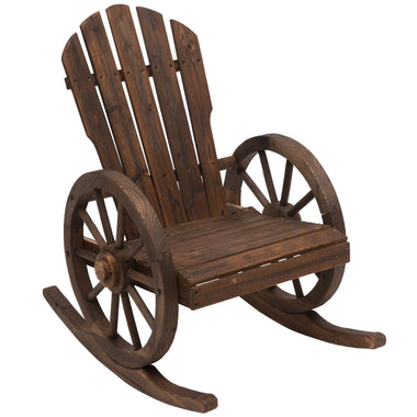 Outdoor and Garden-Adirondack Rocking Chair, Outdoor Rocker All-Weather Patio Seat - Outdoor Style Company