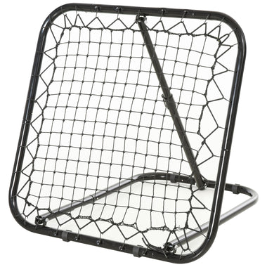 Miscellaneous-Angle Adjustable Soccer Rebounder Portable Soccer Goal, Football, Baseball, Basketball Daily Training, Black - Outdoor Style Company