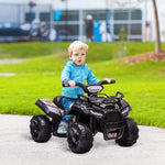 Toys and Games-Children Ride On Cars with Real Working Headlights, 6V Battery Powered Motorcycle With Music for 18-36 Months, Black - Outdoor Style Company