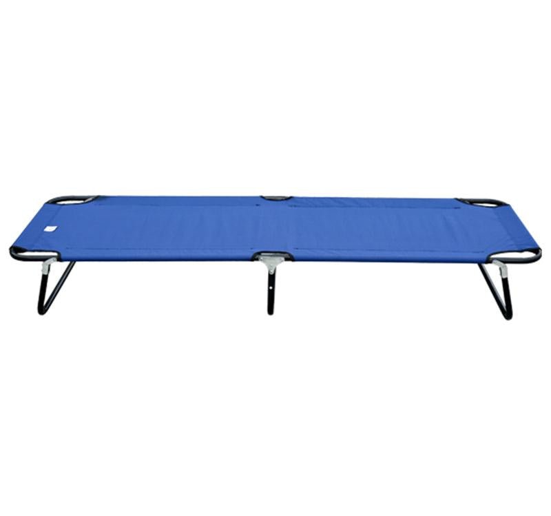 Miscellaneous-Deluxe Folding Military-style Camping Cot - Blue - Outdoor Style Company