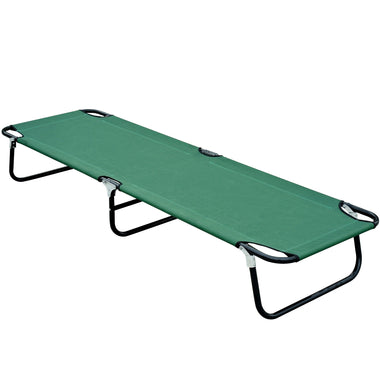 Miscellaneous-Deluxe Folding Military-style Camping Cot - Green - Outdoor Style Company