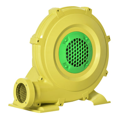Outdoor and Garden-Electric Air blower Fan Blower Compact and Energy Efficient Pump Indoor Outdoor for Bouncy Castle and Pneumatic Swimming Pool, 750W - Yellow - Outdoor Style Company