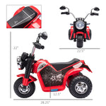 Sports and Fitness-Electric Motorcycle for Kids, 6V Battery Powered Ride-On Dirt Bike 3-Wheels with Horn Headlights Realistic Sounds Speed for 18 - 36 Months, Red - Outdoor Style Company