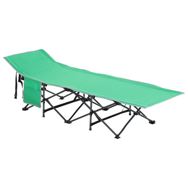 Outdoor and Garden-Folding Camping Cots for Adults with Carry Bags, Side Pockets, Outdoor Portable Sleeping Bed for Travel Camp Vocation, Green - Outdoor Style Company