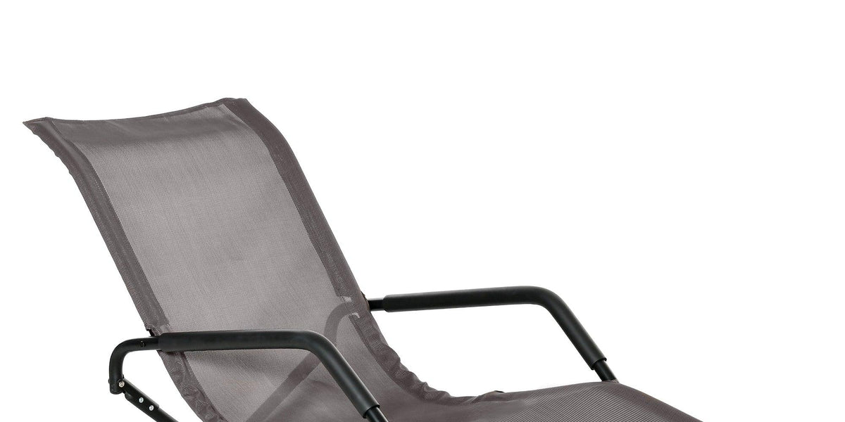 Garden Rocking Sun Lounger Outdoor Zero-gravity Folding Reclining Rock
