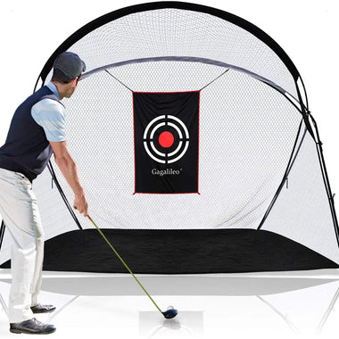 -Heavy Duty Golf Hitting Practice Net - Golf Driving Range for Outdoo with Target and Carry Bag 10(L) x7(H) x5.5(W) FT - Outdoor Style Company