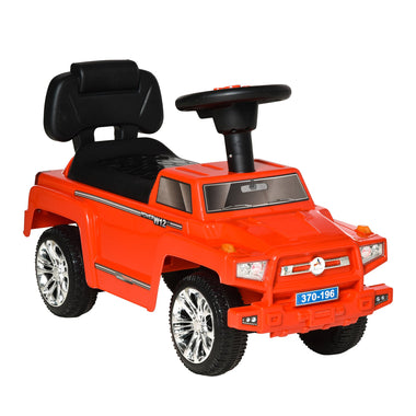 Toys and Games-Kids Ride on Push Car, SUV Style Sliding Walking Car for Toddle with Horn, Music, Working Lights, Hidden Storage and Anti-dumping System, Red - Outdoor Style Company