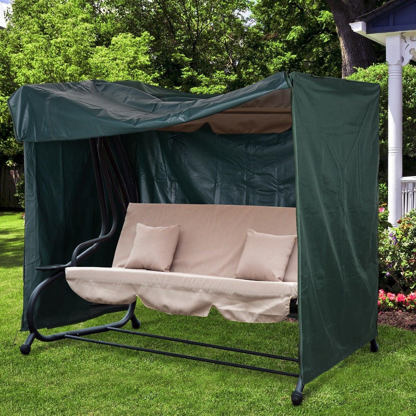 Outdoor and Garden-Large Outdoor Swing Chair Cover for your Garden & Patio Furniture Protects Against the Wind UV Rays & Water - Outdoor Style Company