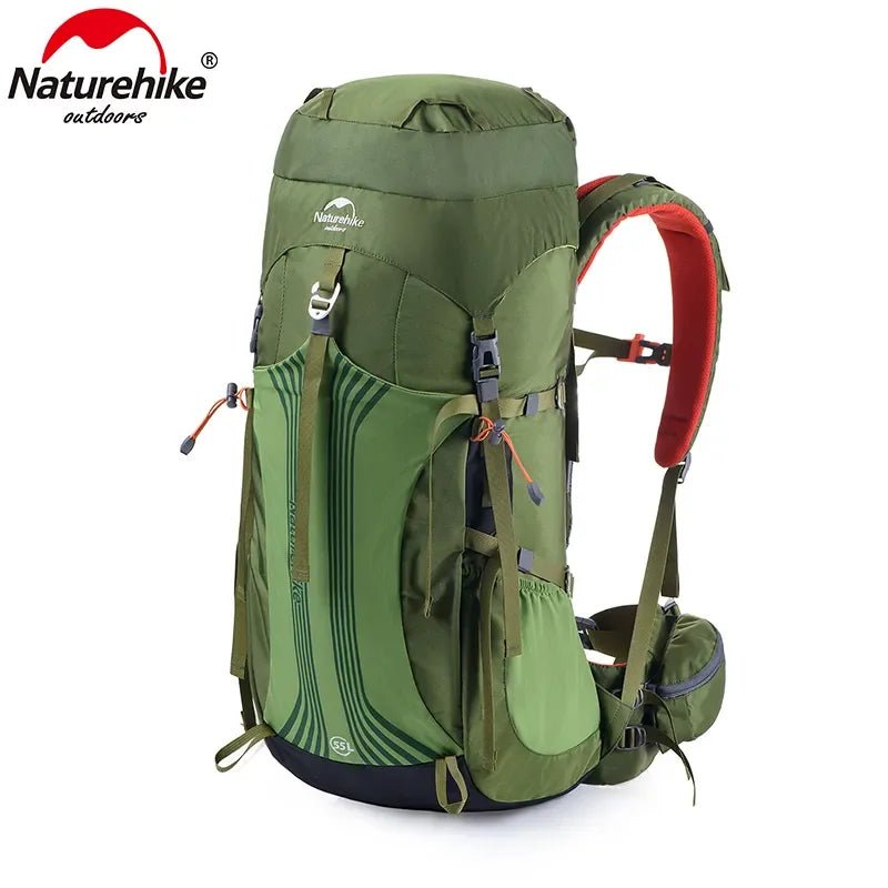 -Naturehike Backpack 55L 65L Mans Backpack Professional Hiking Bag Suspension System Travel Backpack Military Tactical Backpacks - Outdoor Style Company