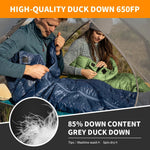 -Naturehike Duck Down Sleeping Bag Ultralight Waterproof Sleeping Bag - Outdoor Style Company