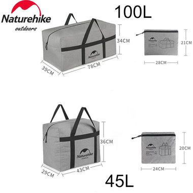 -Naturehike Folding Large Capacity Camping & Equipment Bags 45L 100L - Outdoor Style Company