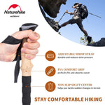 -Naturehike Trekking Poles 2pcs Carbon Fiber Collapsible Telescopic Lightweight - Outdoor Style Company