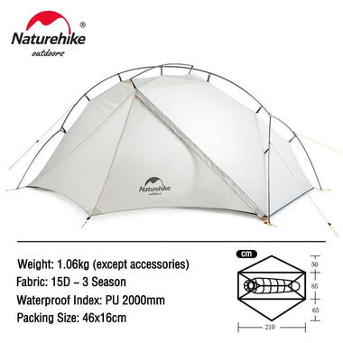 -Naturehike Waterproof Camping Tent 2 Person - Outdoor Style Company
