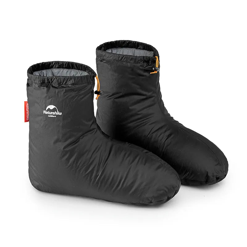 -Naturehike Winter Warm Goose Down Slipper Boots Water-resistant Windproof Outdoor Thermal Feet Cover - Outdoor Style Company