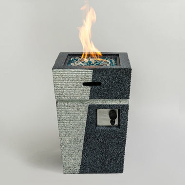 0-Outdoor Garden Concrete Fire Pit - Outdoor Style Company