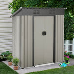-Outdoor Metal Storage Shed for Backyard Garden tool shed - Outdoor Style Company