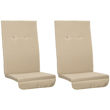 Outdoor and Garden-Outdoor Porch Swing Cushions with Seat & Tufted Back, Backrest Ties, Set of 2 Replacement Cushions for Patio Furniture, Beige - Outdoor Style Company
