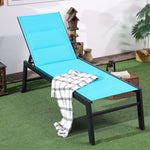 Outdoor and Garden-Patio Lounge Chair, Pool & Sun Tanning Chair with Five-Position Reclining Back - Outdoor Style Company