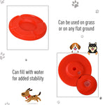 -PawHut 3PCs Portable Pet Agility Training Equipment, Pet Agility Course Set for Dogs with Adjustable Weave Pole, Jumping Ring & Adjustable High Jump - Outdoor Style Company