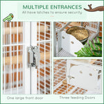 -PawHut 64 Inch Bird Cage Cockatiel Cages for Medium Small Parrots, Budgies, Lovebirds, Parrotlets with Rolling Stand - Outdoor Style Company