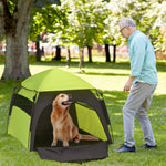 Pet Supplies-Pop Up Dog Tent for Extra Large and Large Dogs, Portable Pet Camping Tent with Carrying Bag for Beach, Backyard, Home, Green - Outdoor Style Company