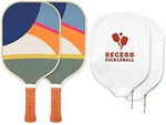 -Set of 2 - Competition Regulation, USA Pickleball Association Approved Rackets - Fiberglass Exterior, Canvas Covers, Comfort - Outdoor Style Company